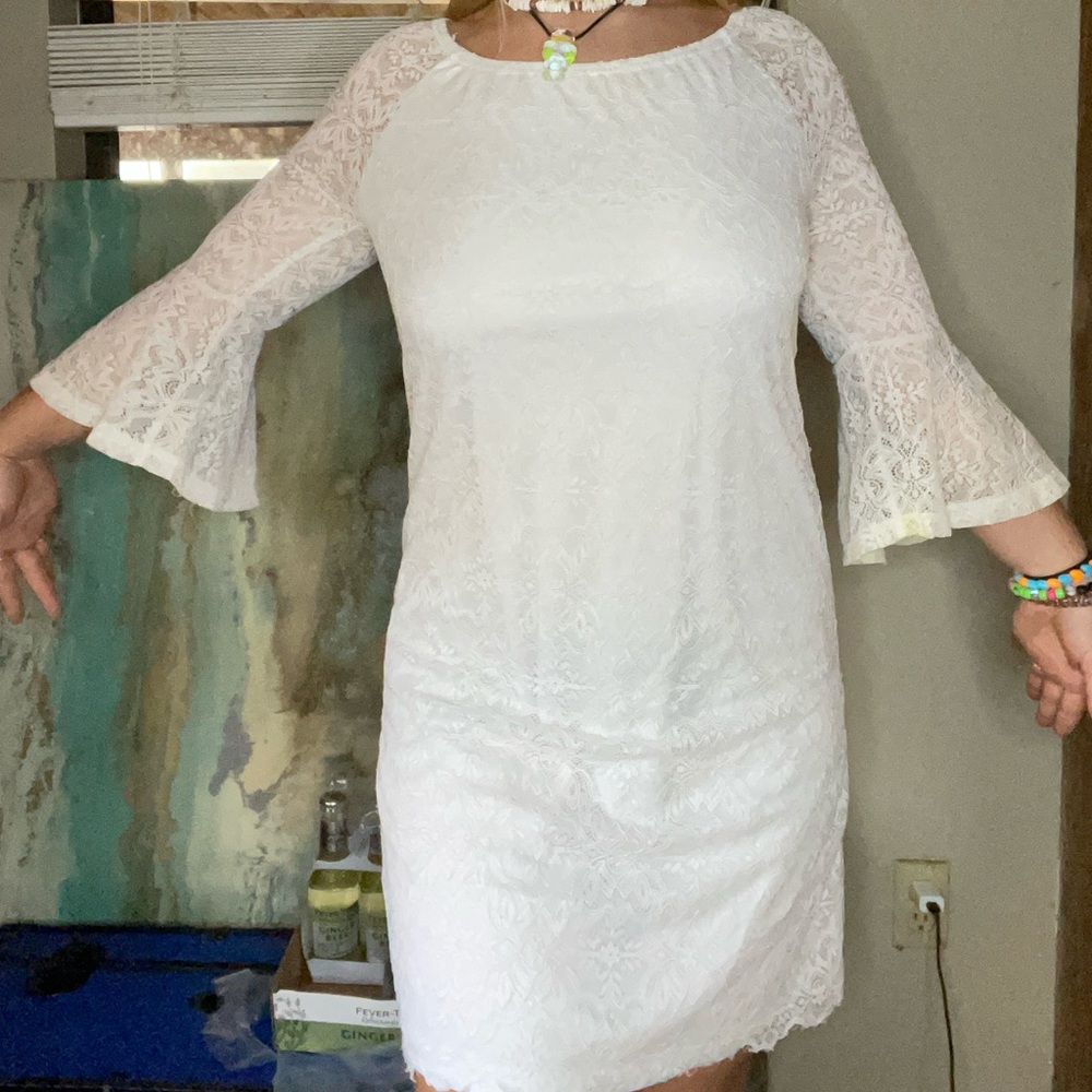 White dress